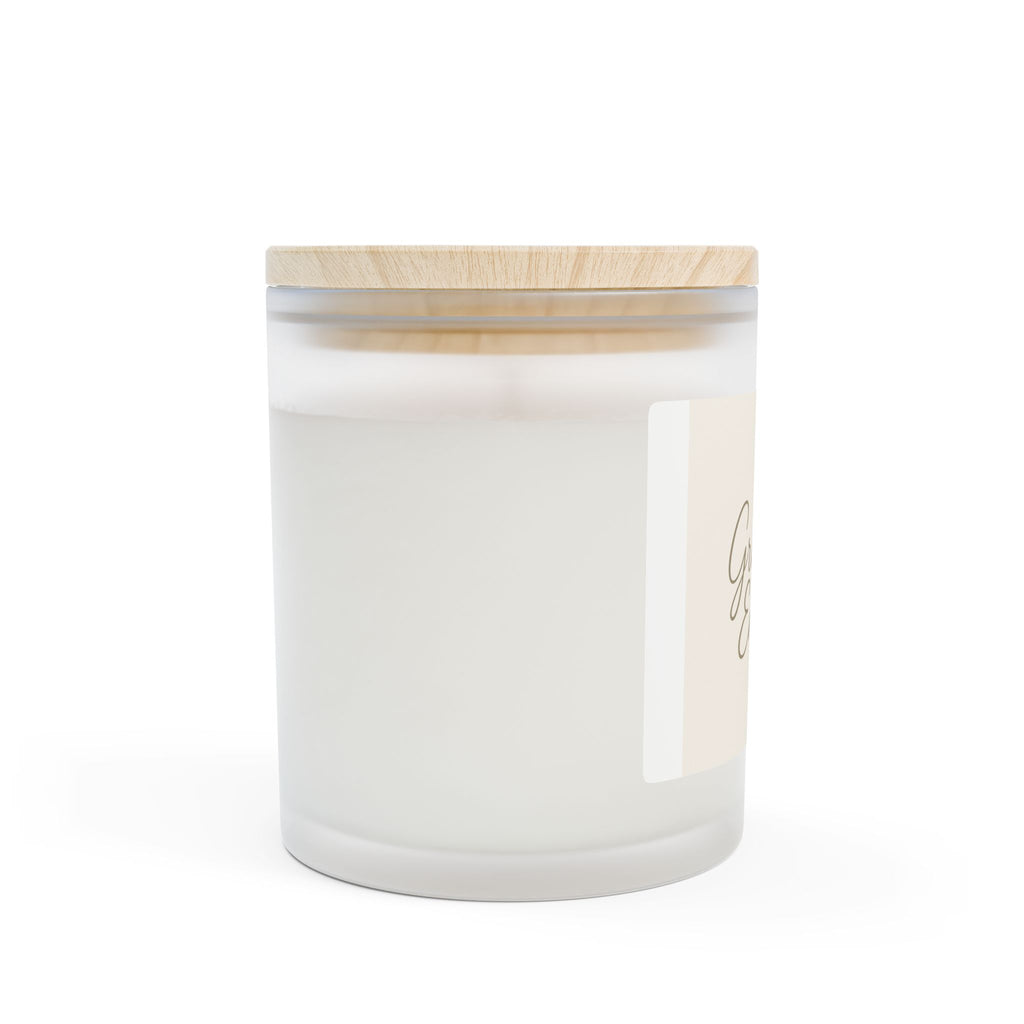 Frosted Glass Candle, 11oz