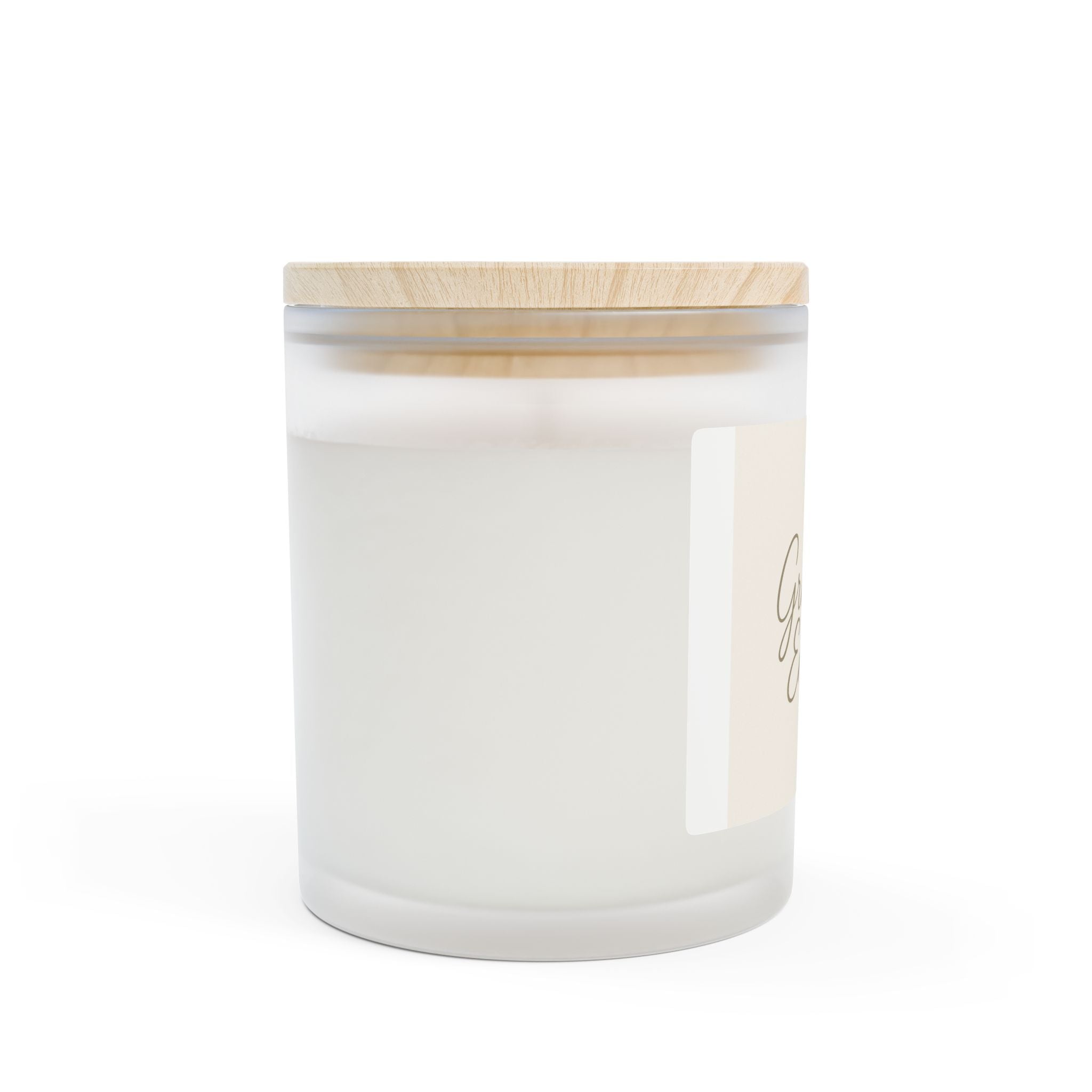 Frosted Glass Candle, 11oz