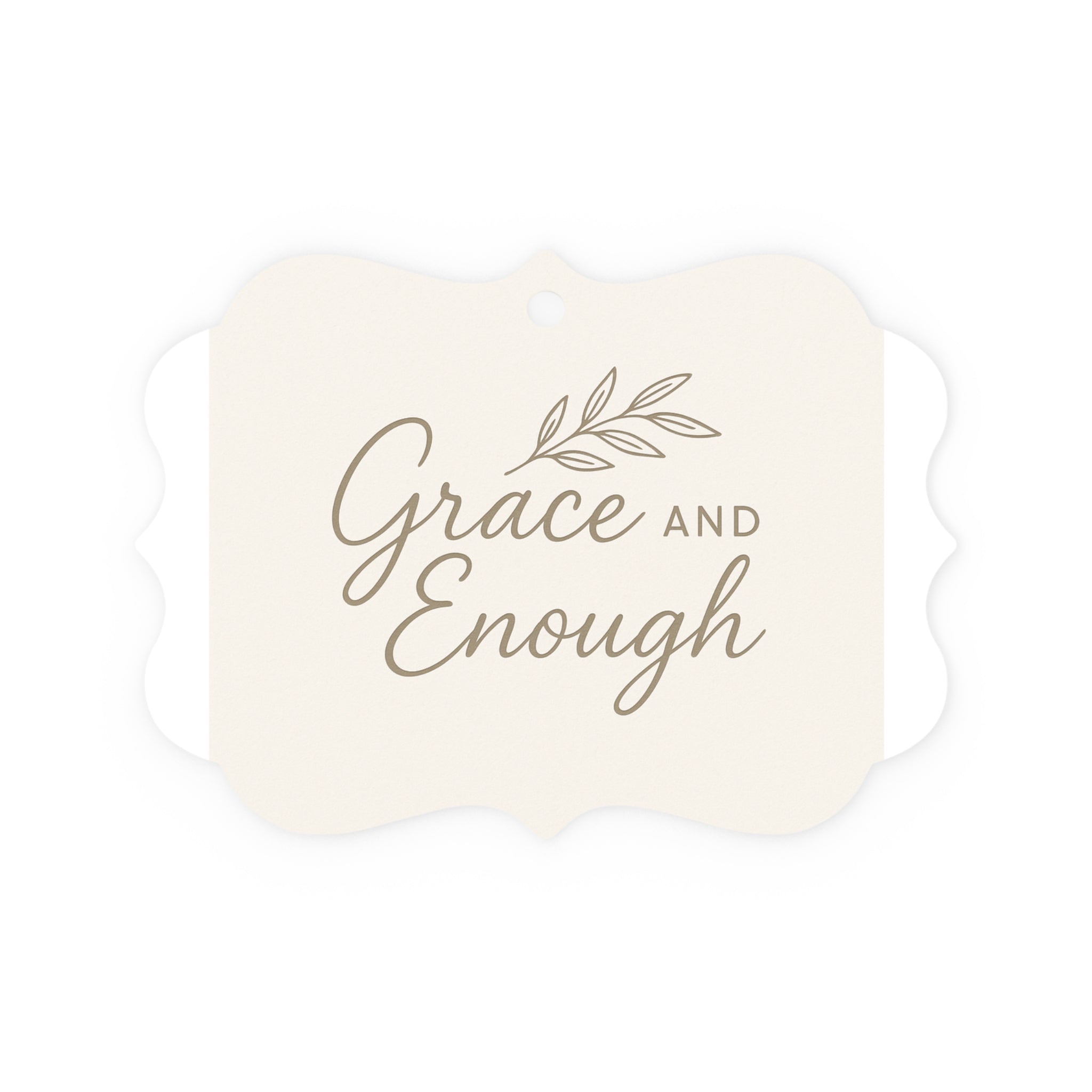 Metal Plaque Ornament