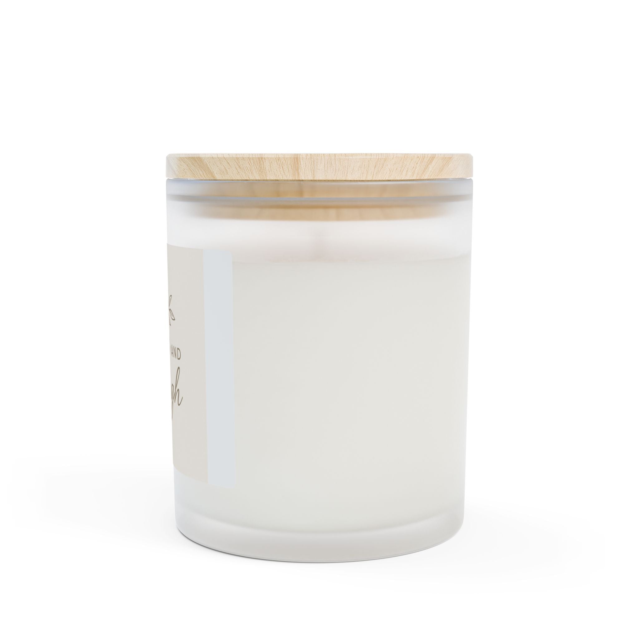 Frosted Glass Candle, 11oz