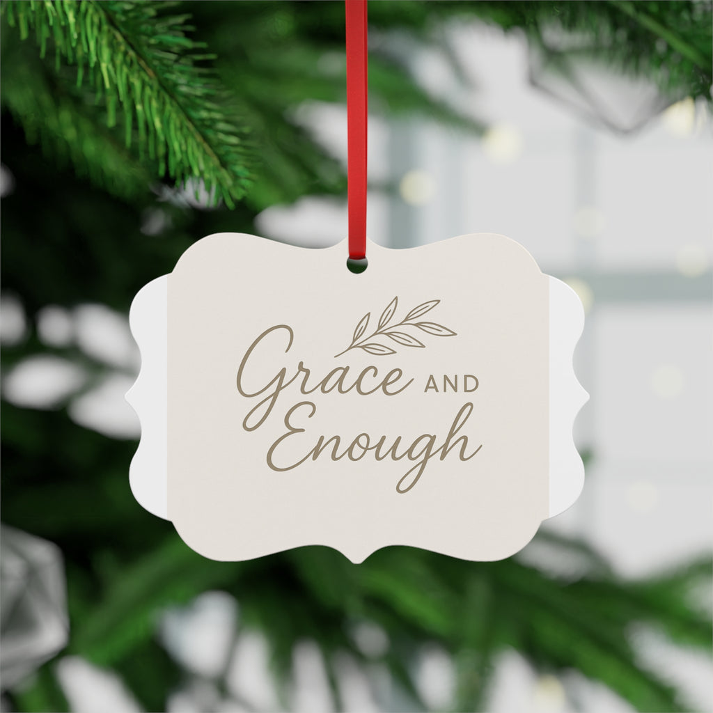 Metal Plaque Ornament