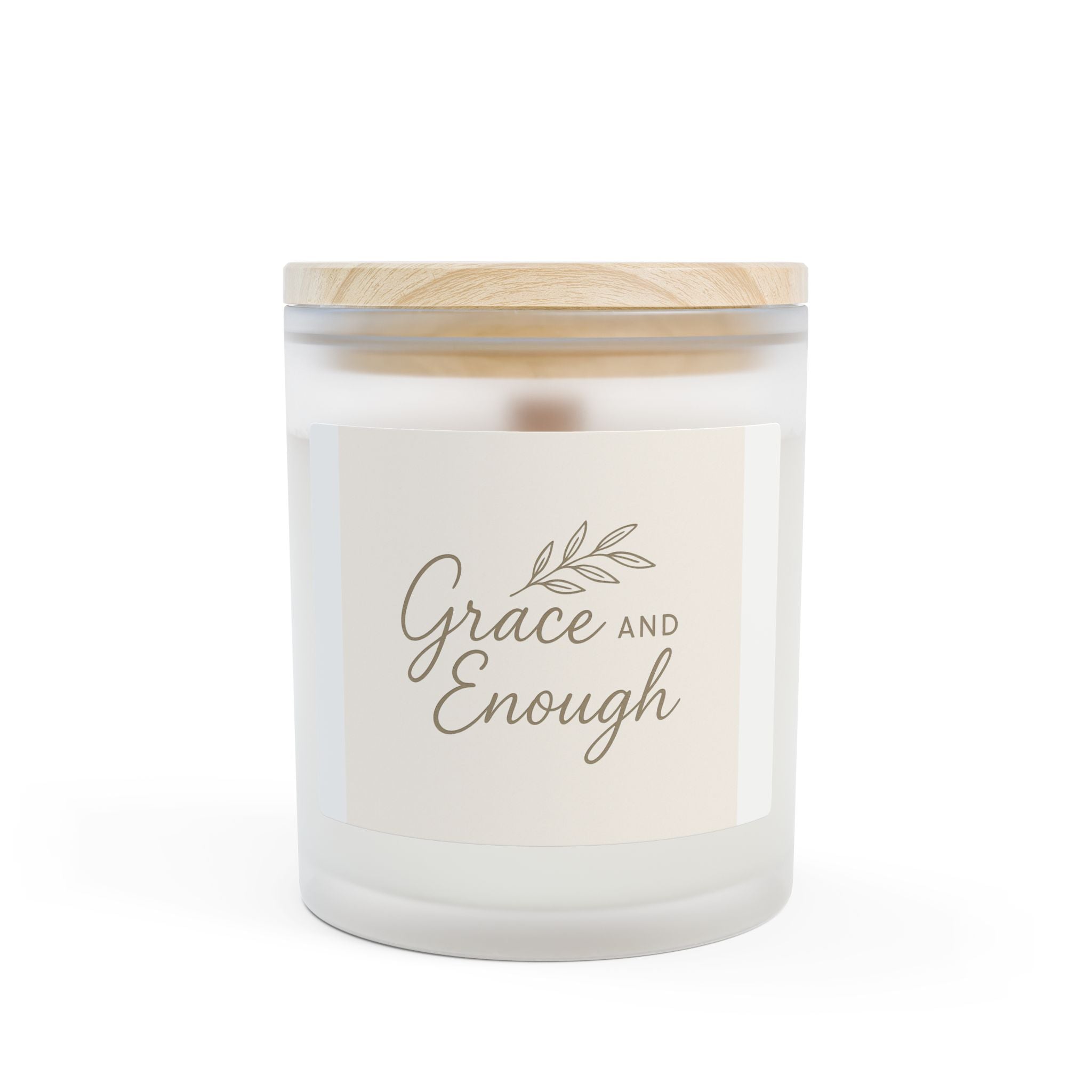 Frosted Glass Candle, 11oz