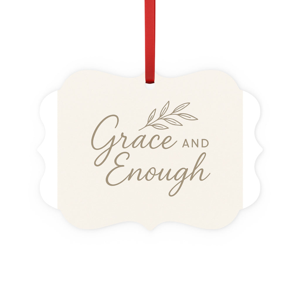 Metal Plaque Ornament