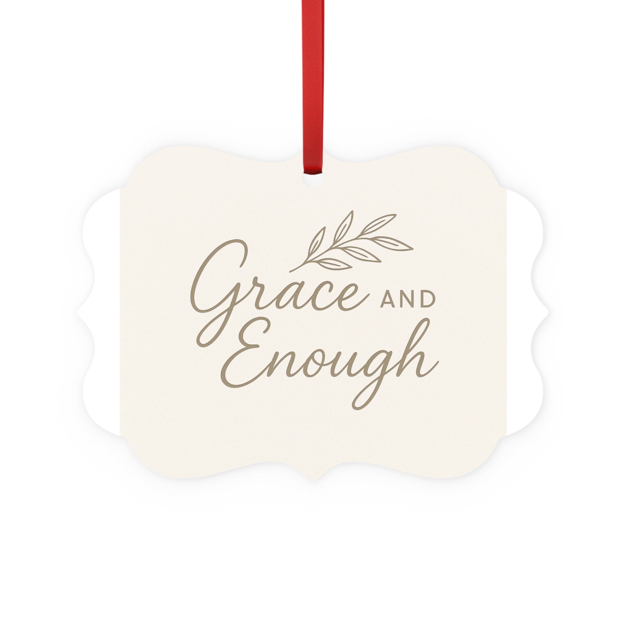 Metal Plaque Ornament